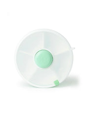 GoBee small snack spinner in teal and white front view:image,small_image,thumbnail,swatch_image