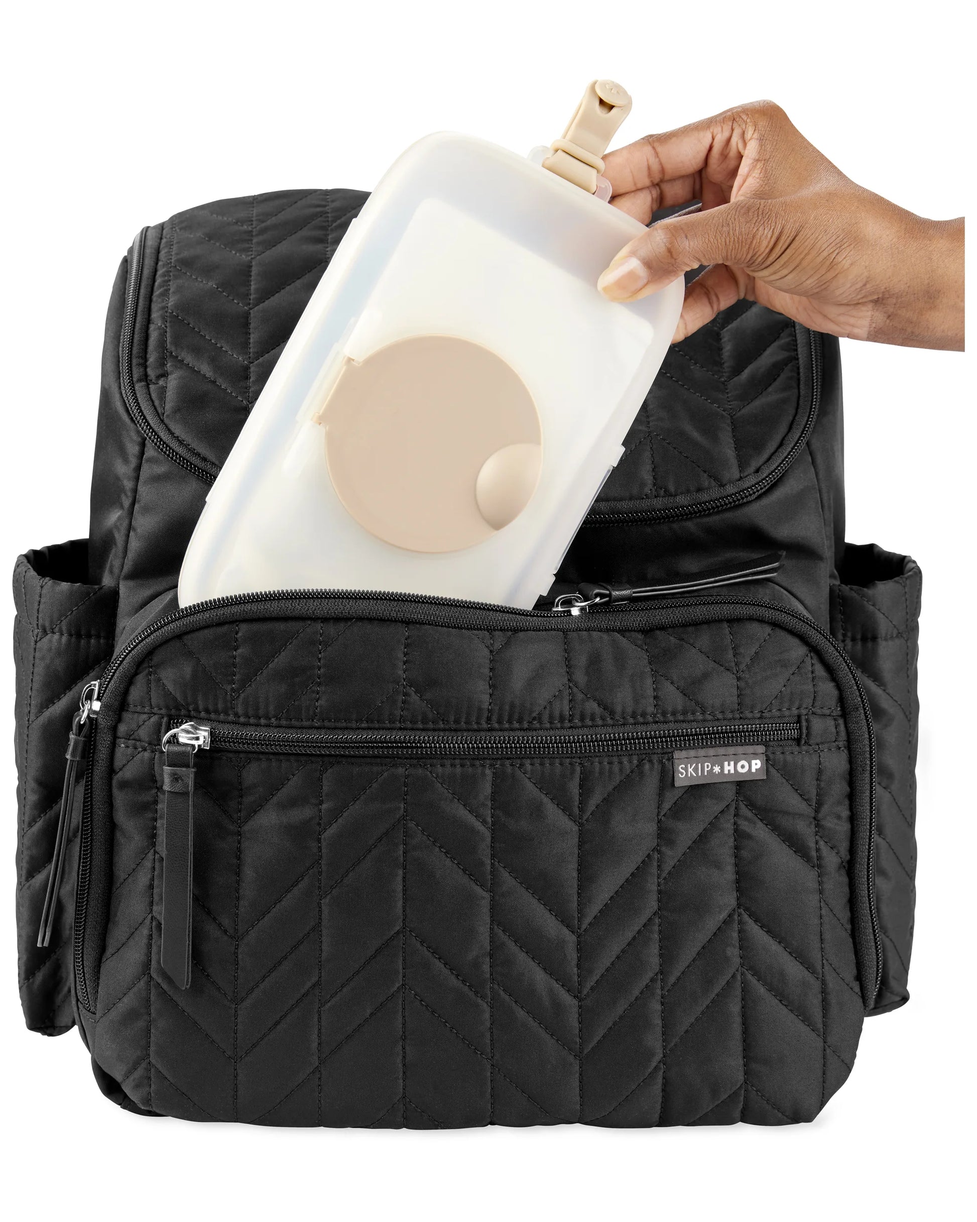 Skip Hop Grab & Go Snug Seal Wipes Case Oat - Skip Hop