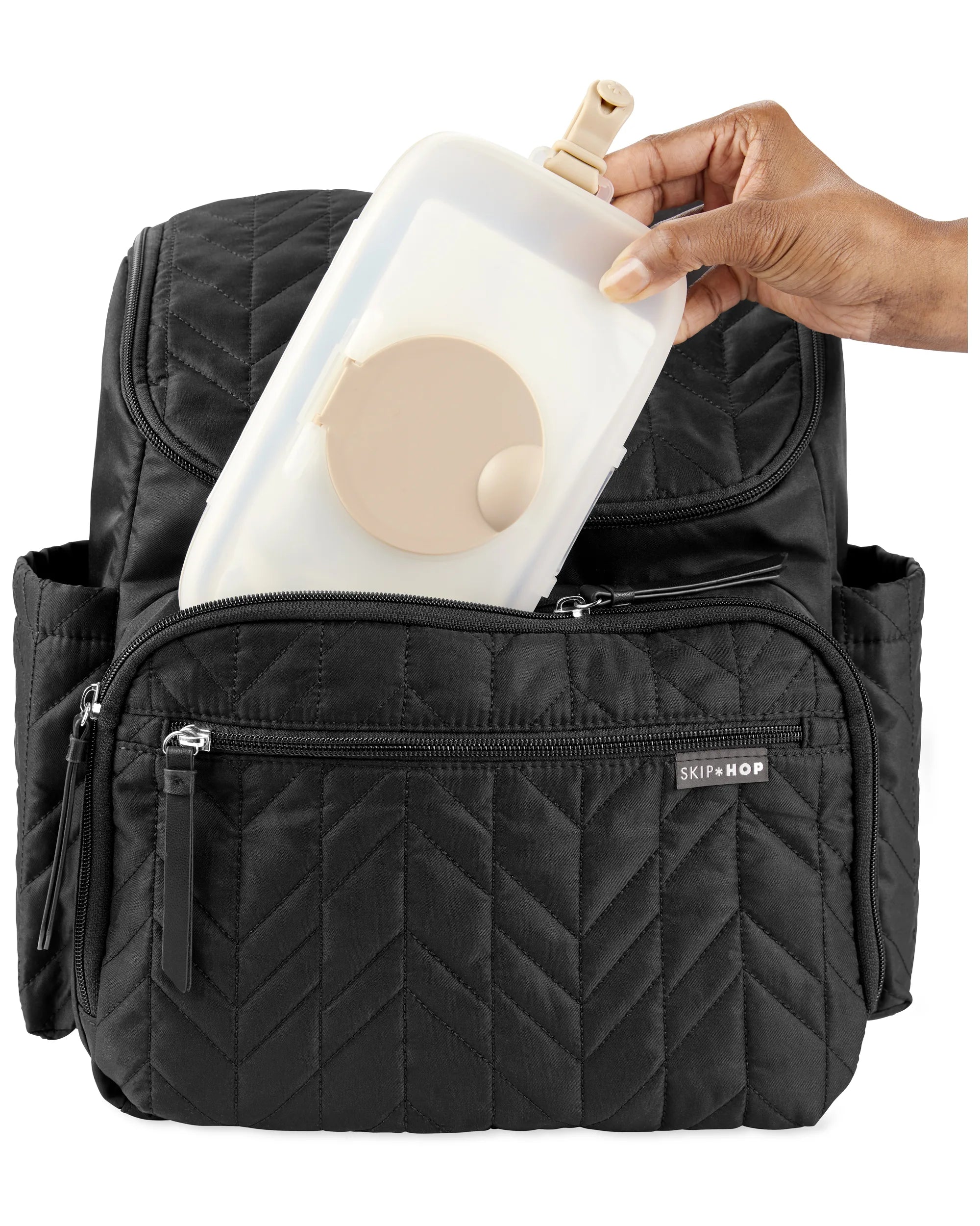 Skip Hop Grab & Go Snug Seal Wipes Case Oat - Skip Hop