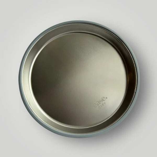 Grip Ease Toddler Plate Undivided Baby Blue - Ease.Baby