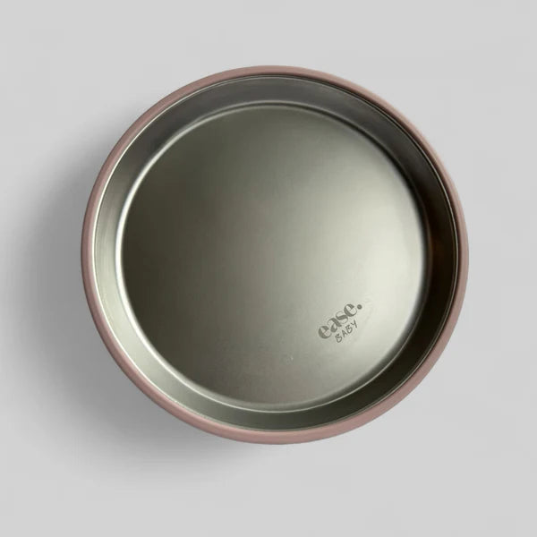 Grip Ease Toddler Plate Undivided Baby Pink - Ease.Baby