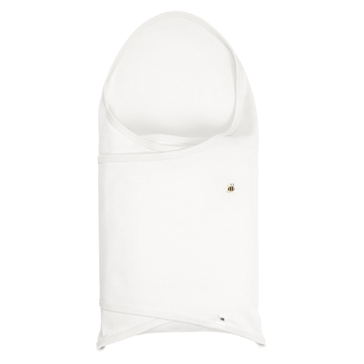 Dimples baby swaddles cotton snugglewrap in White bee :image,small_image,thumbnail,swatch_image