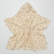Muslin Hooded Towel | Over the Dandelions - Daisy print:image,small_image,thumbnail,swatch_image