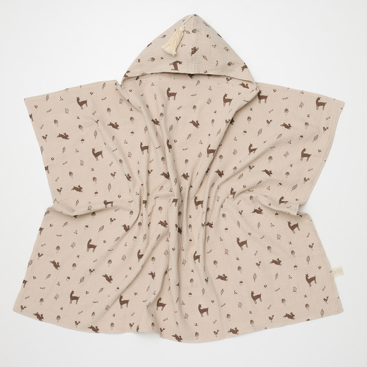 Muslin Hooded Towel | Over the Dandelions - woodland print:image,small_image,thumbnail,swatch_image