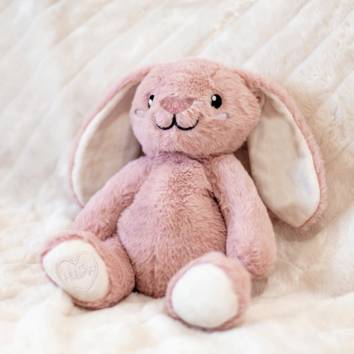 Bunny plush toy from Toasty Hugs with heat pack