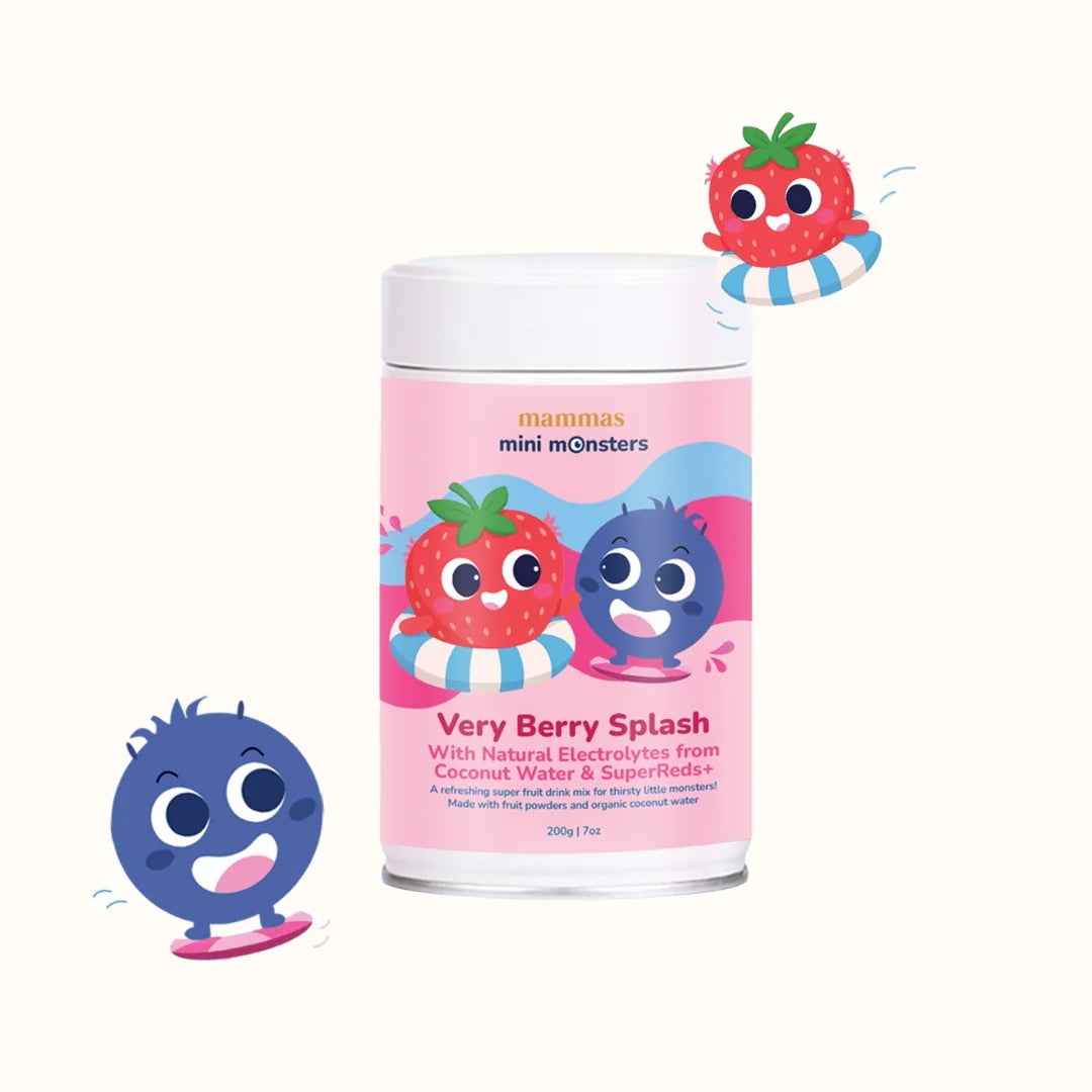 Kids Hydration Powder | Very Berry Splash | Mamma's Mini Monster ...