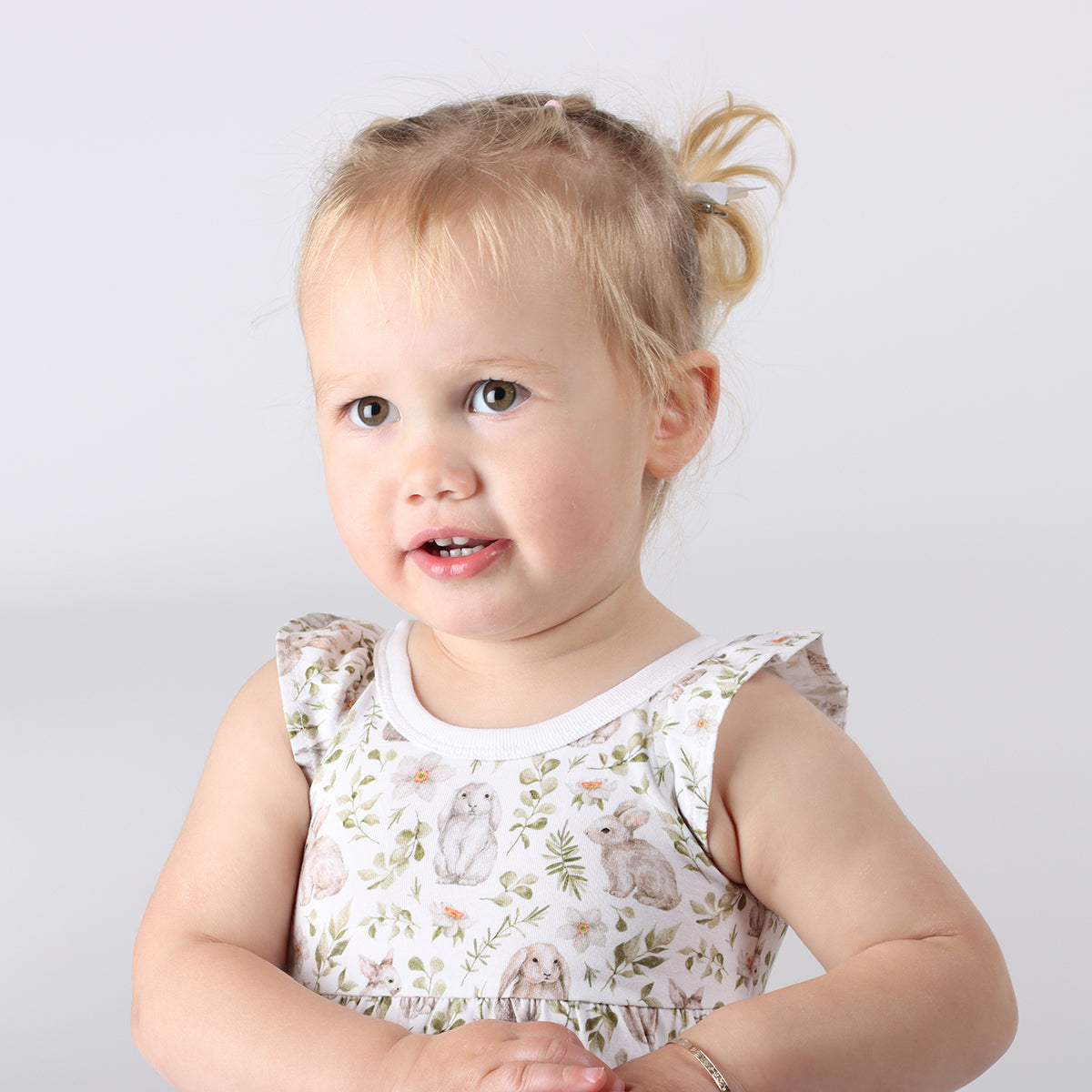 Cotton Tiered Dress - Little Bee by Dimples - Dimples