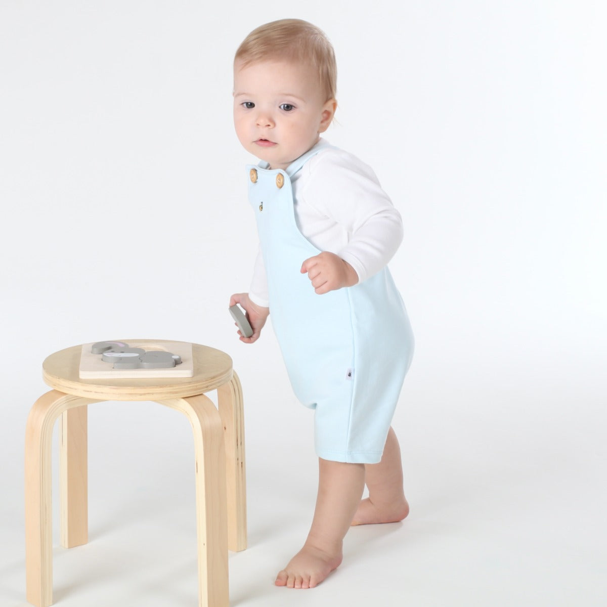 Dimples Summer delights collection cotton overalls in Blue
