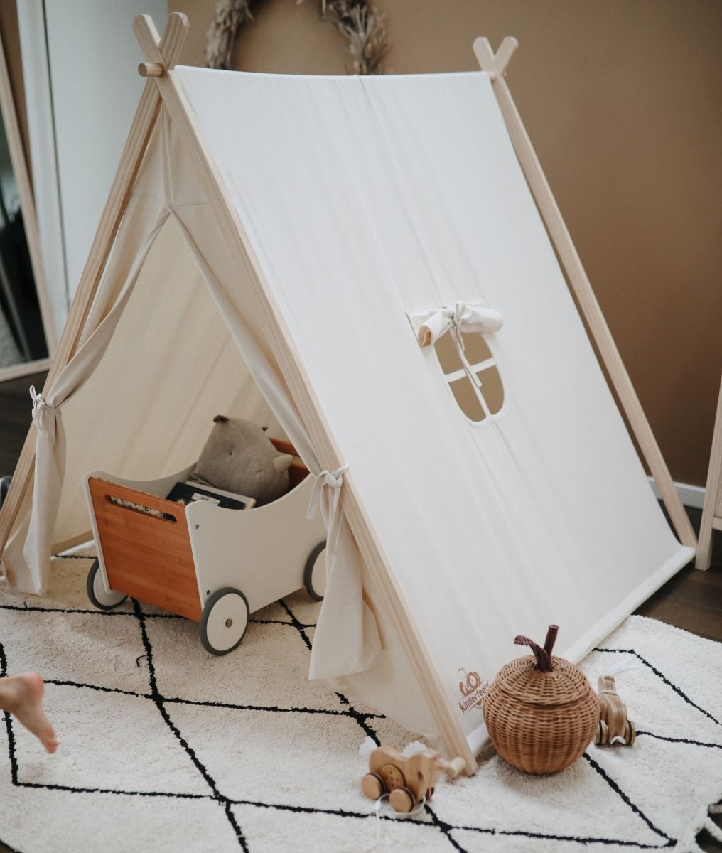 Toys inside Kinderfeets Kid Tent