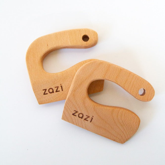 Wooden kid friendly knife from Zazi