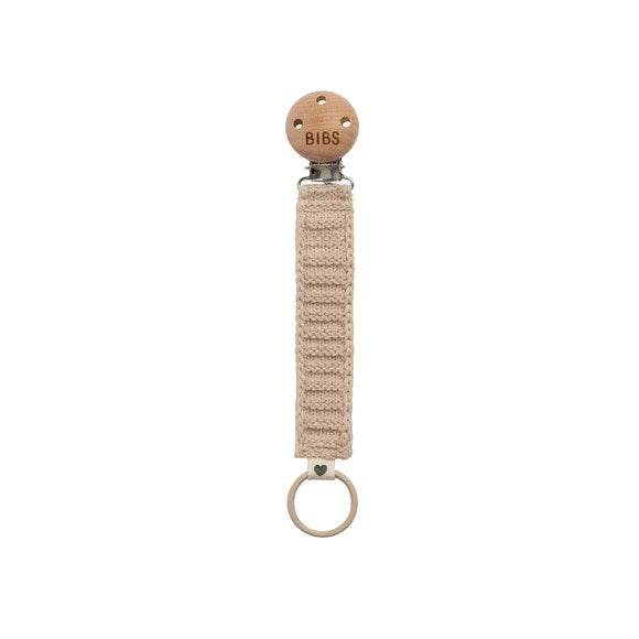 Pacifier Clip Knitted - BIBS - Dimples
