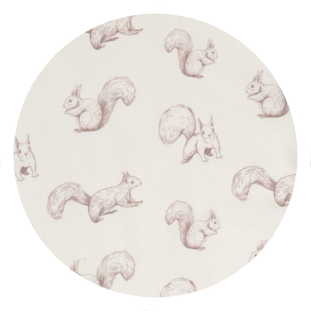 Little Bee by Dimples Merino Lined Sleeping Bag in Squirrel Print