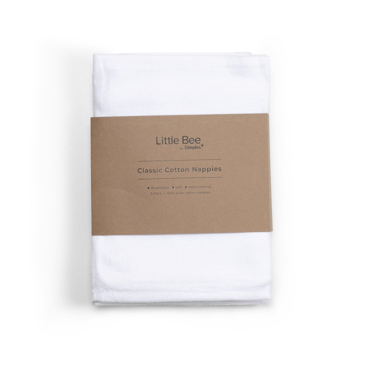Little bee classic cotton nappies:image,small_image,thumbnail,swatch_image