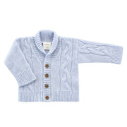 Benmore Cable knit cardigan in sky Blue :image,small_image,thumbnail,swatch_image