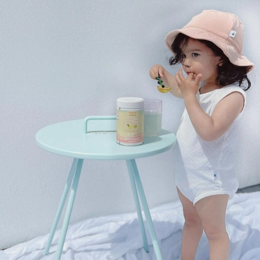 Baby testing Pineapple Lemon & Lime Hydration & Electrolytes lemons