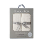 Cellular Blanket 2pk - Little Bamboo - Dimples