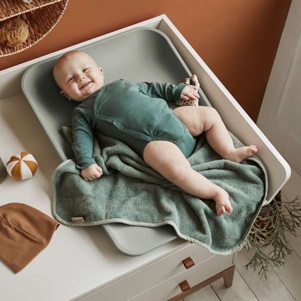 Leander matty change mat in sage 