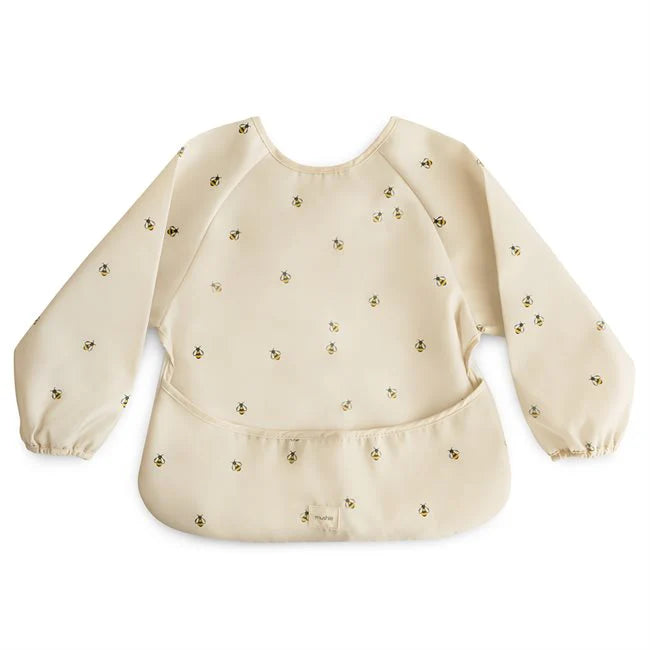 Long Sleeve Bib Bees - Mushie