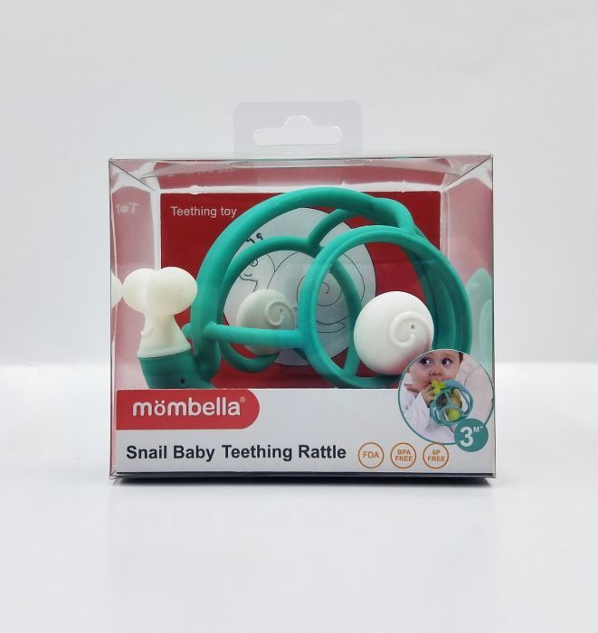 Mombella Snail Teether Rattle
