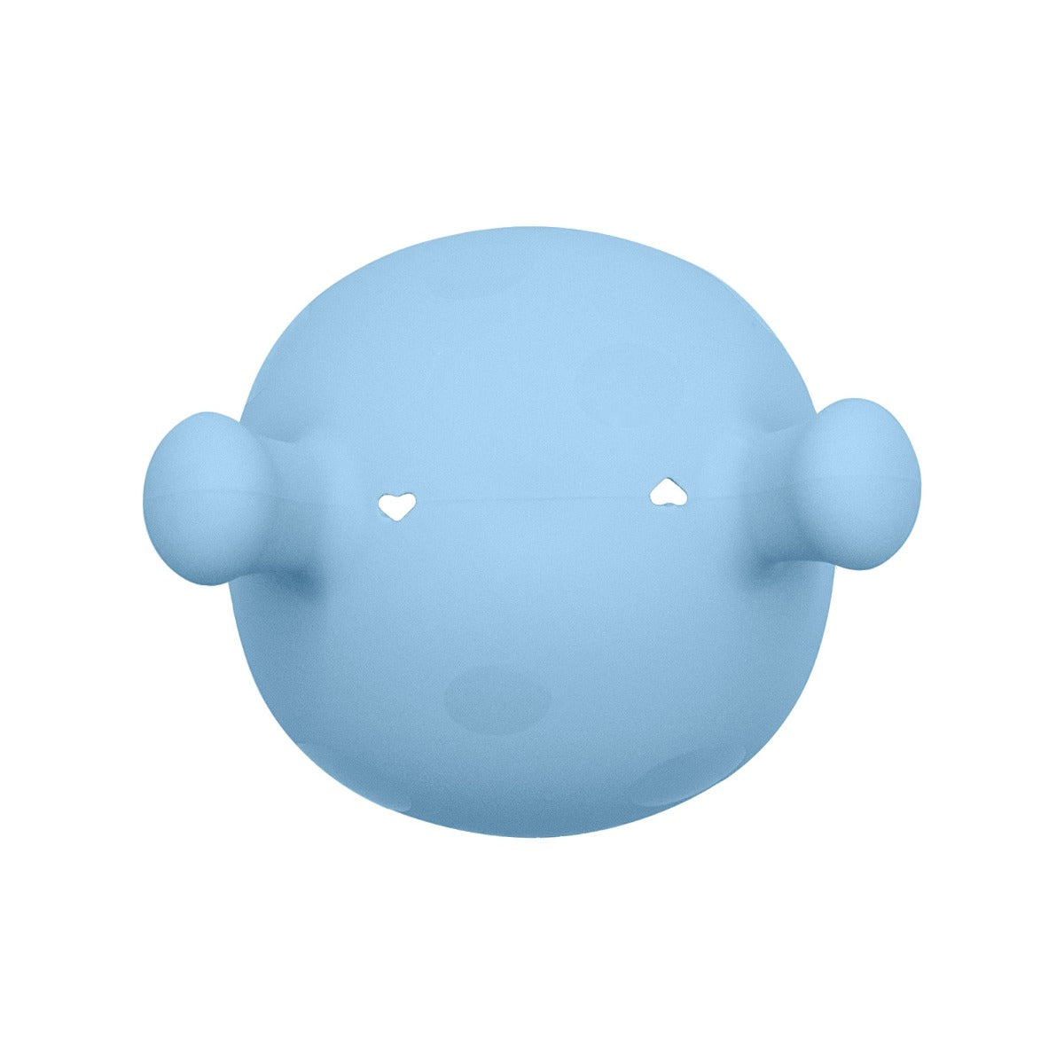 Mombella Light Blue mushroom teether top view
