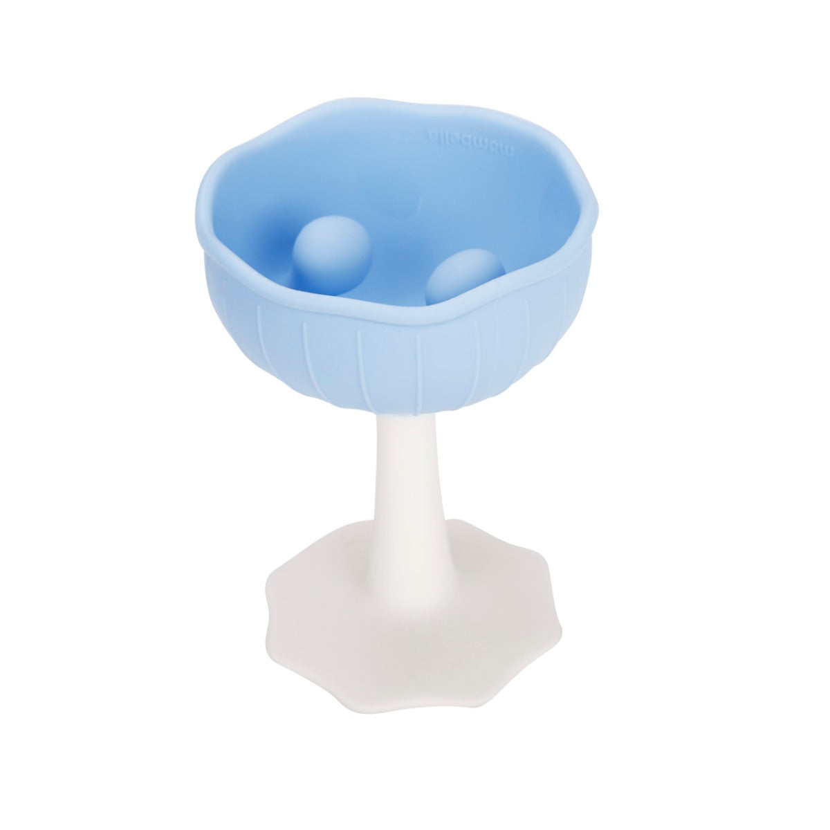Mombella Light Blue mushroom teether