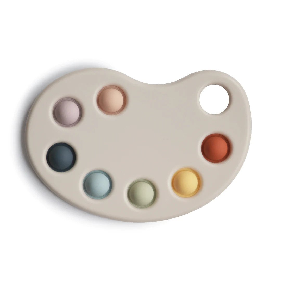 Mushie Paint Palette Press Toy:image,small_image,thumbnail,swatch_image