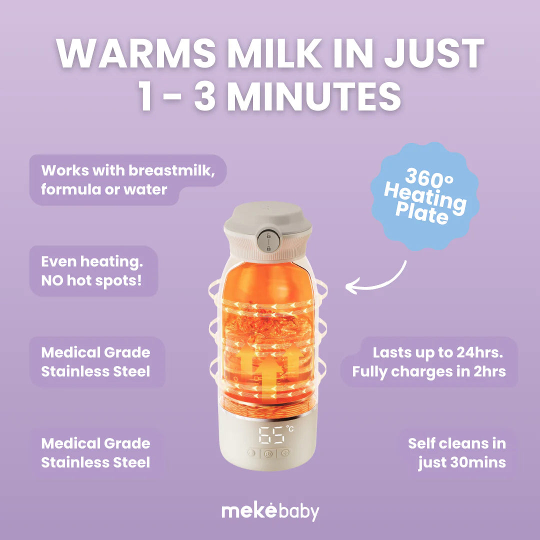 Meke Express Milk Warmer features
