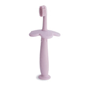 Lilac flower training brush for babies from mushie:image,small_image,thumbnail,swatch_image
