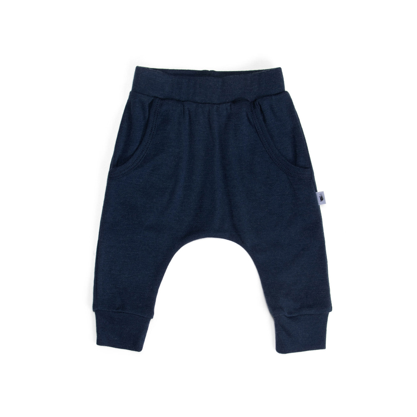 Merino Pants 12mth Midnight Blue - Dimples
