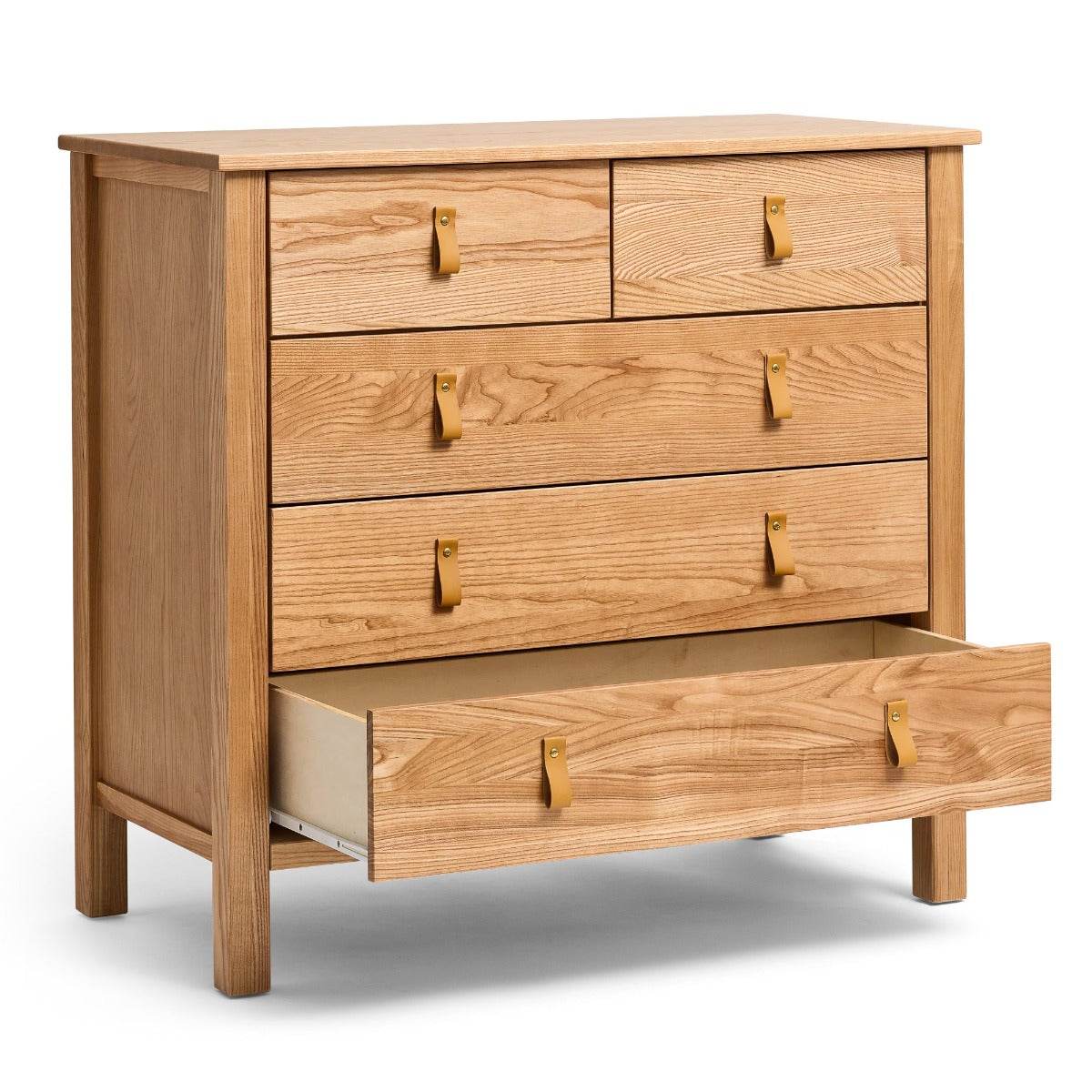Mackenzie Natural Dresser from Cariboo open drawer view