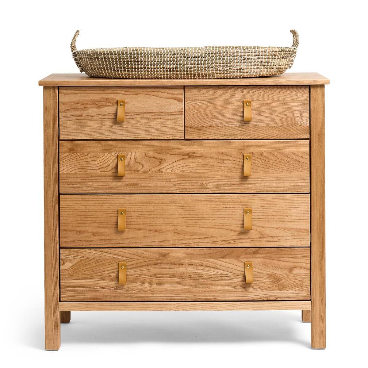 Mackenzie Natural Dresser from Cariboo with change basket on top