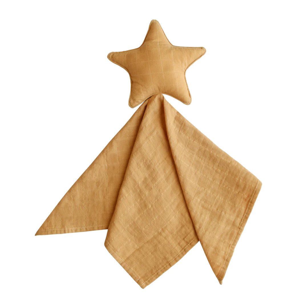 Mushie Star lovey blanket in fall yellow:image,small_image,thumbnail,swatch_image