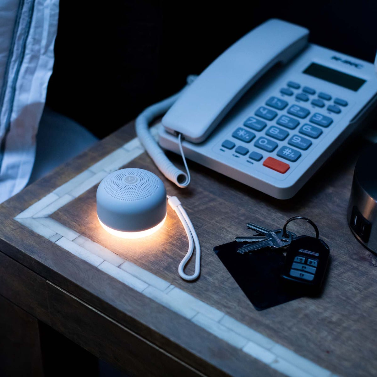 Travel Mini Sound Machine with Nightlight - Yogasleep - Dimples