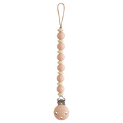 Mushie Luna Pacifier Clip in blush:image,small_image,thumbnail,swatch_image