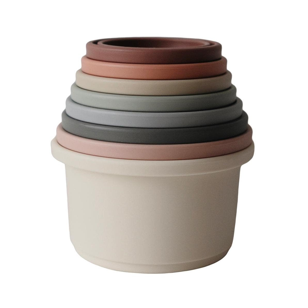 Mushie Stacking Cups - Mushie - Dimples