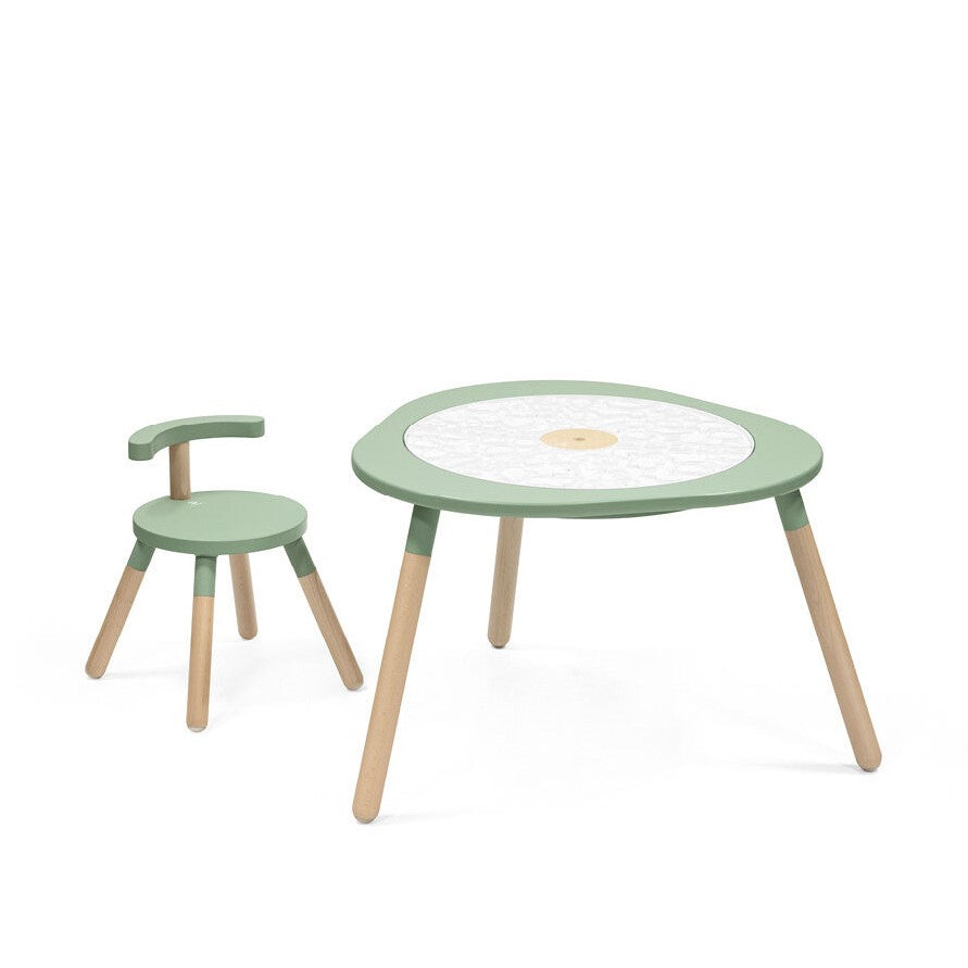 Mutable Play Dough Board from Stokke with a chair