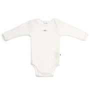 Dimples CLassic merino baby clothing long sleeve bodysuit in cream rose:image,small_image,thumbnail