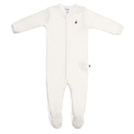 Dimples Classic merino Babygrow in cream Bee:image,small_image,thumbnail