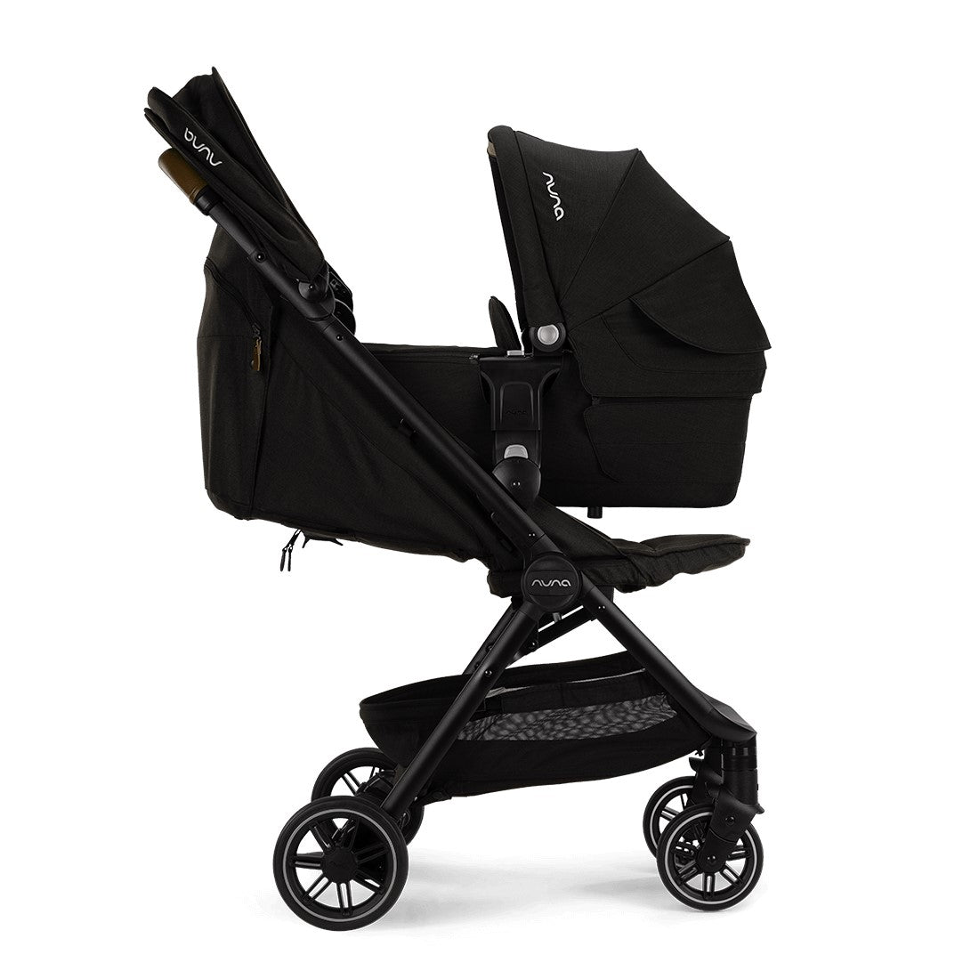 Nuna Trvl Stoller adapters with lytl carry cot