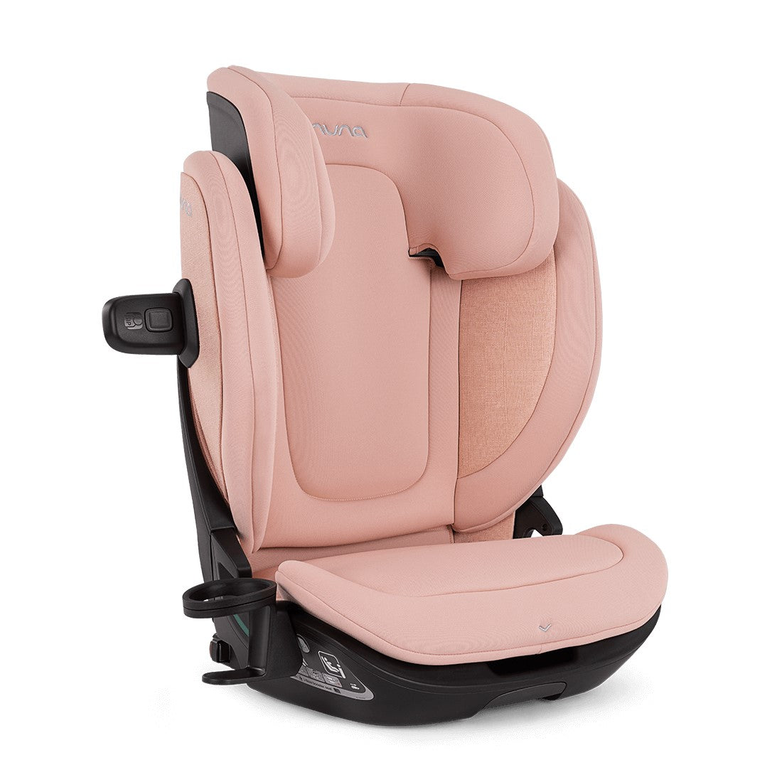 Nuna Aace Lx car seat capsule in Coral side angle