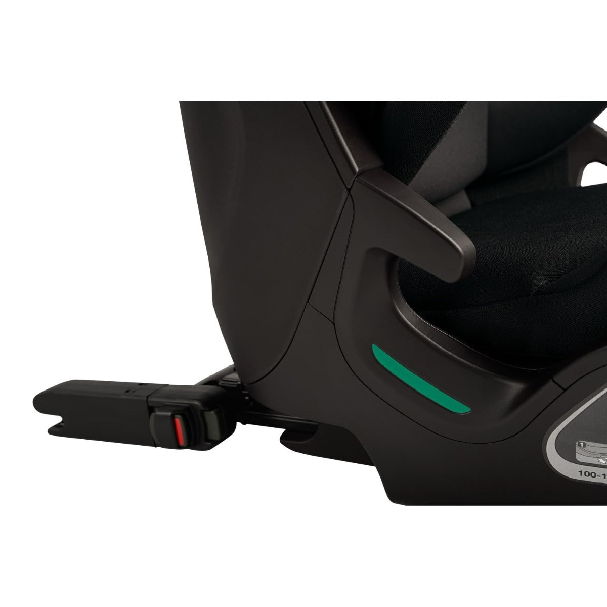 Nuna Aace lx car seat capsule in caviar Zoomed View