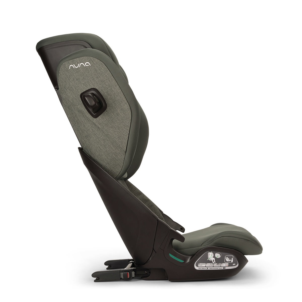 Nuna Aace lx car seat capsule in forest side view.