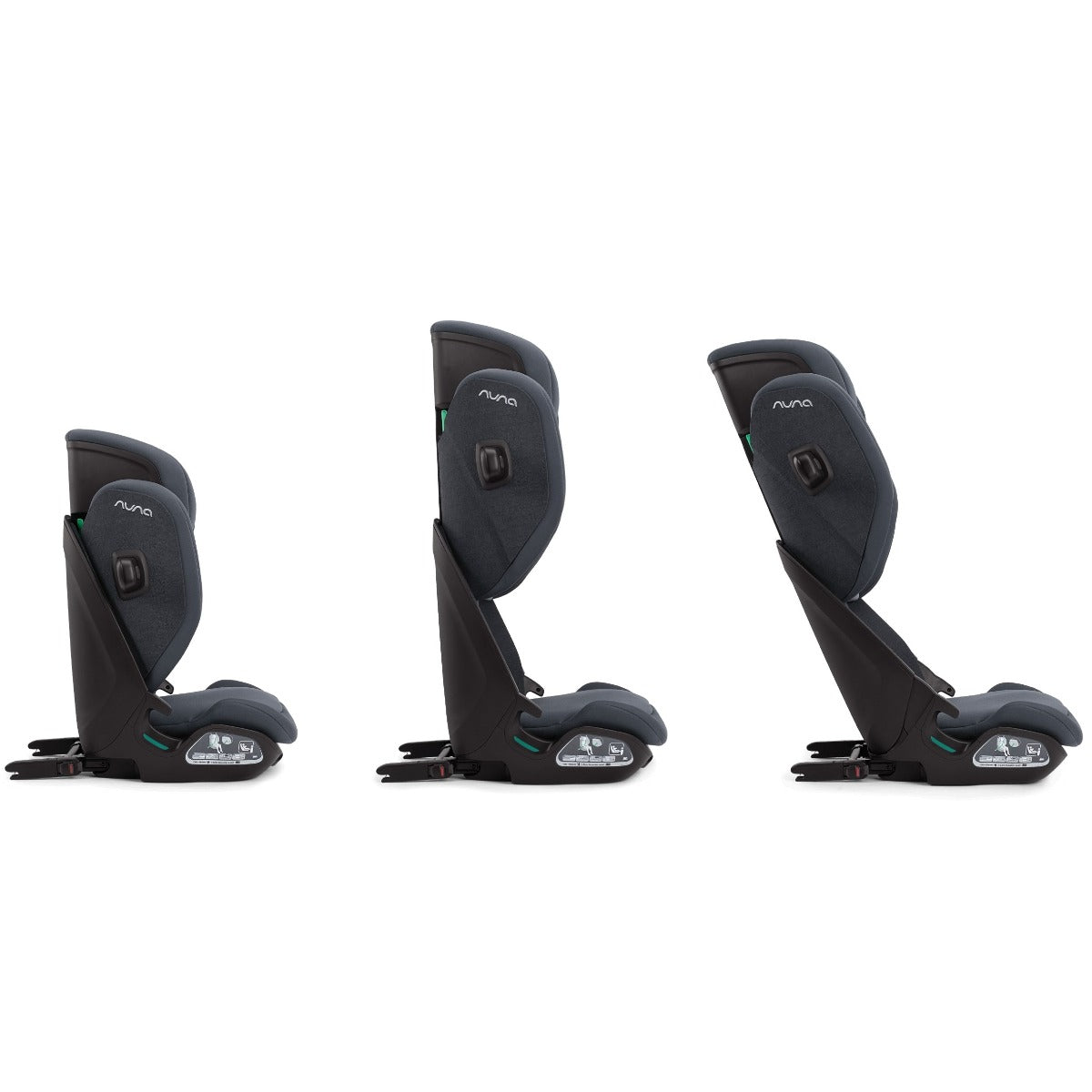 Nuna Aace Lx car seat capsule in Ocean Side Recline View`