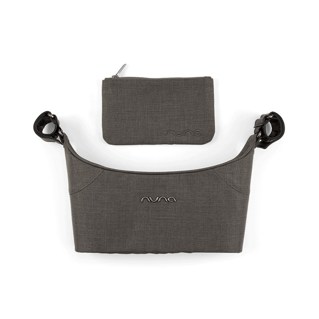 Nuna Stroller organiser in biscotti colour with pouch:image,small_image,thumbnail,swatch_image