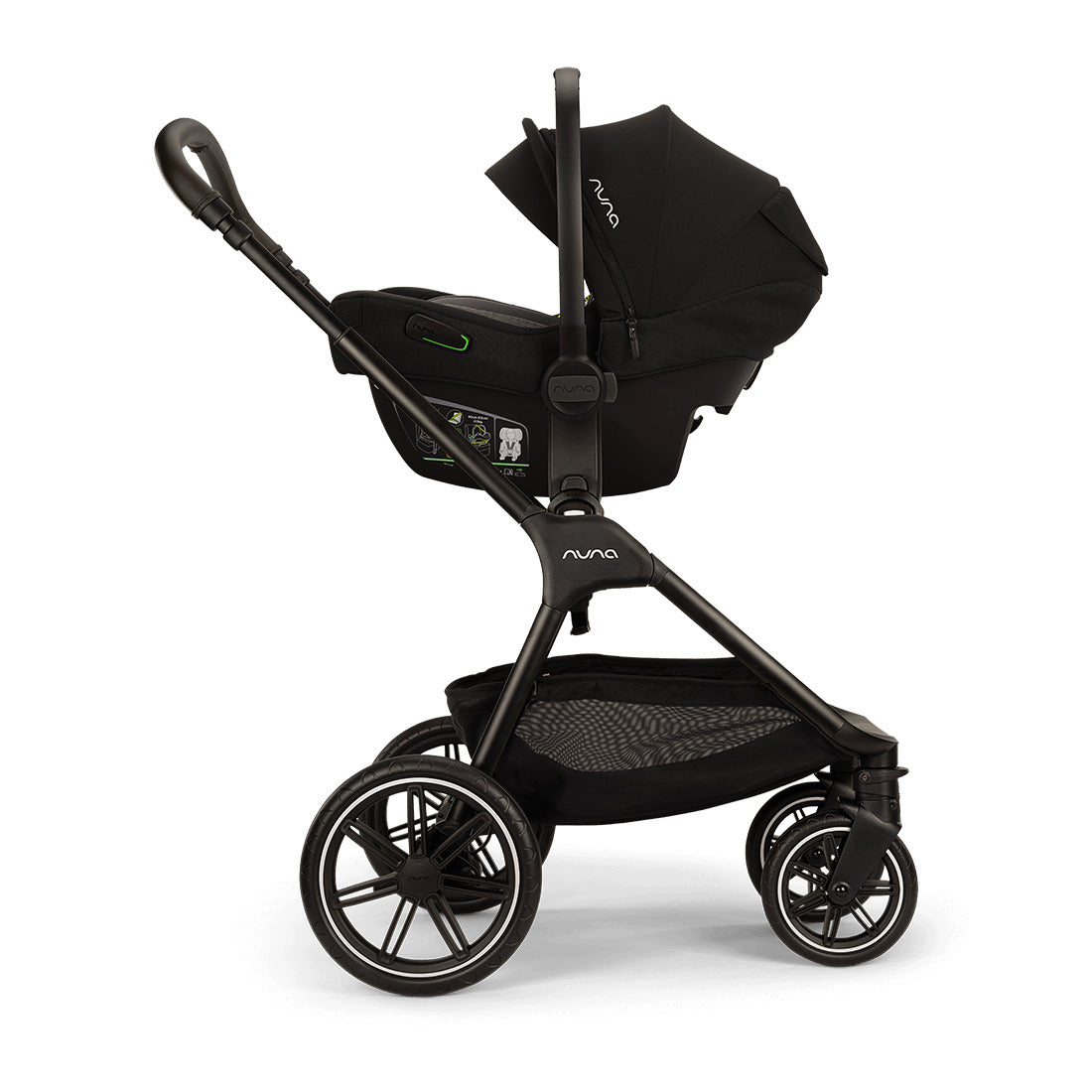 Capsule attached to Nuna Triv Lx stroller