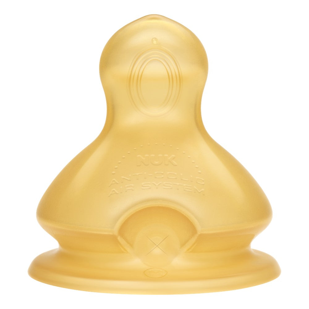 FC Latex Teat 6m+ L 2pk - NUK - Dimples