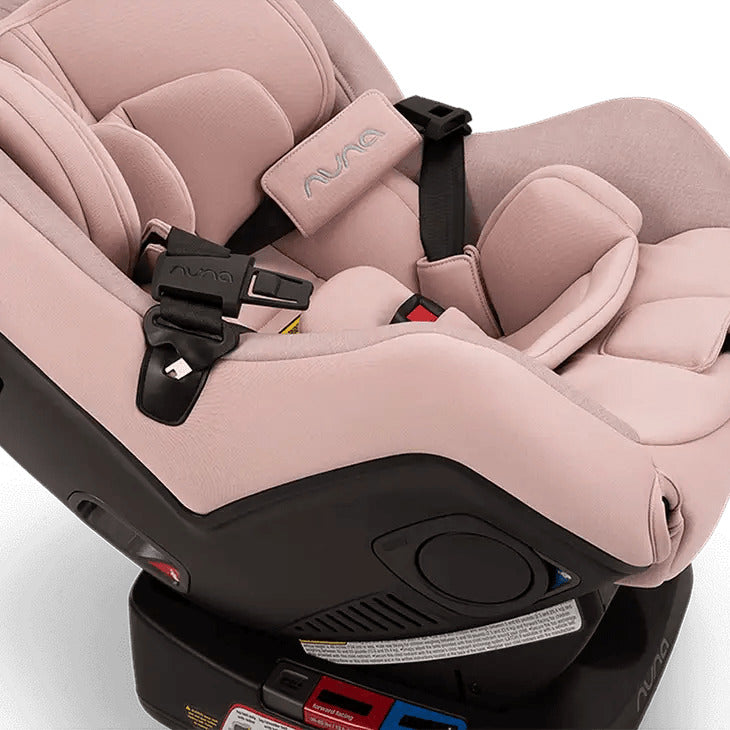 Nuna Rava car seat in Thistle color clos-up view