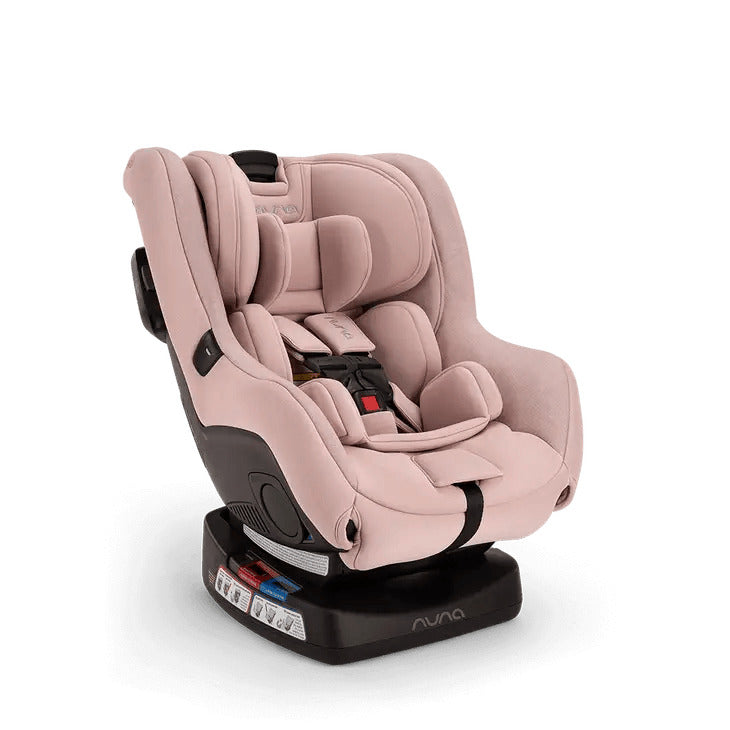 Nuna Rava car seat in Thistle color side view