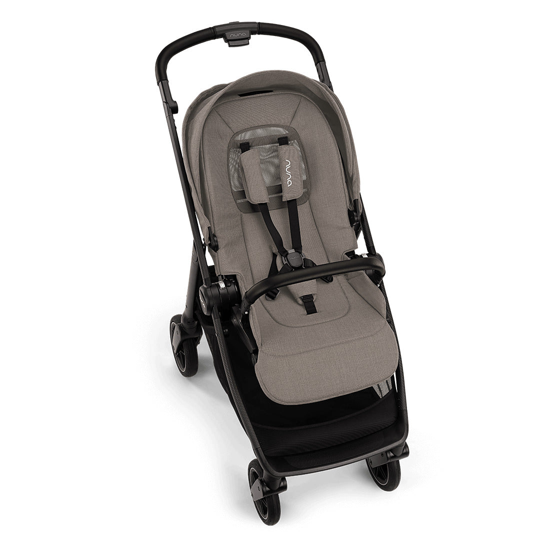 Nuna Swiv Stroller in granite front view