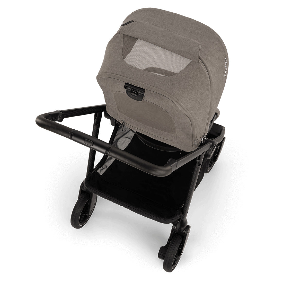 Nuna Swiv Stroller in granite top view
